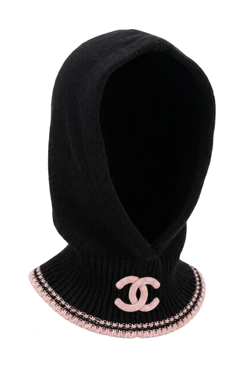 CC Schlupfmütze Schwarz/Rosa