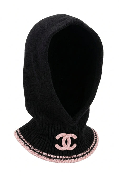 CC Schlupfmütze Schwarz/Rosa