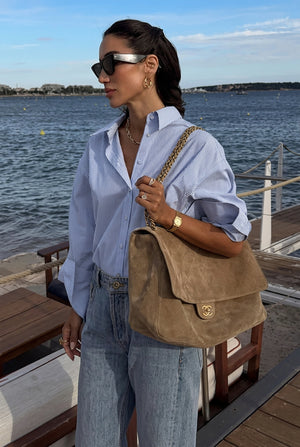 CC Wildleder Tasche Large