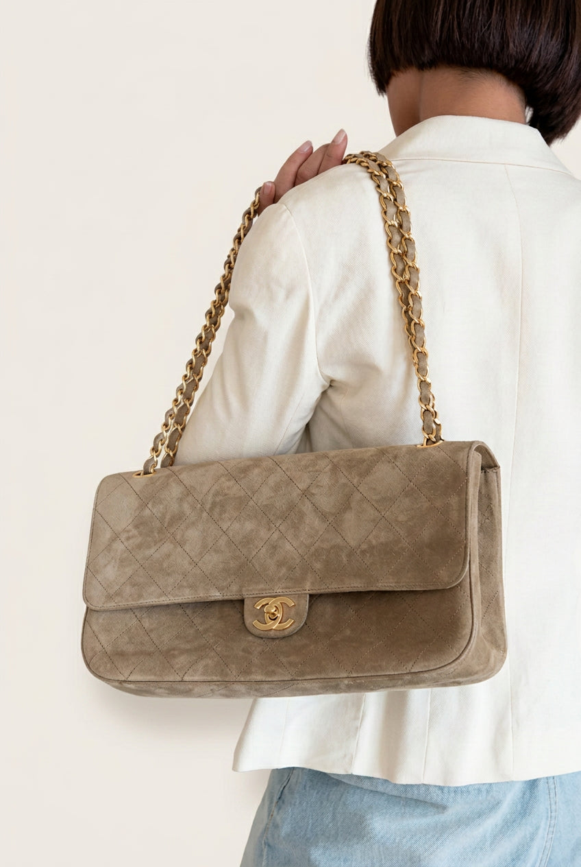 CC Wildleder  Tasche Medium