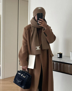 CELINA Wollmütze Beige