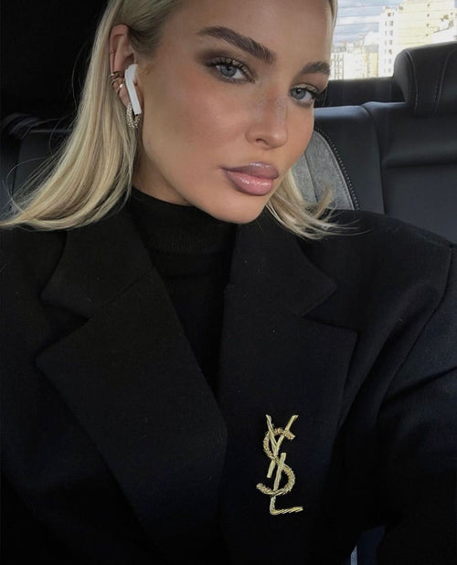 YSL Brosche