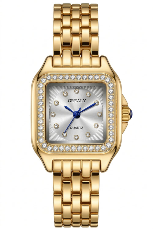 Classic Uhr Gold Zirkonia