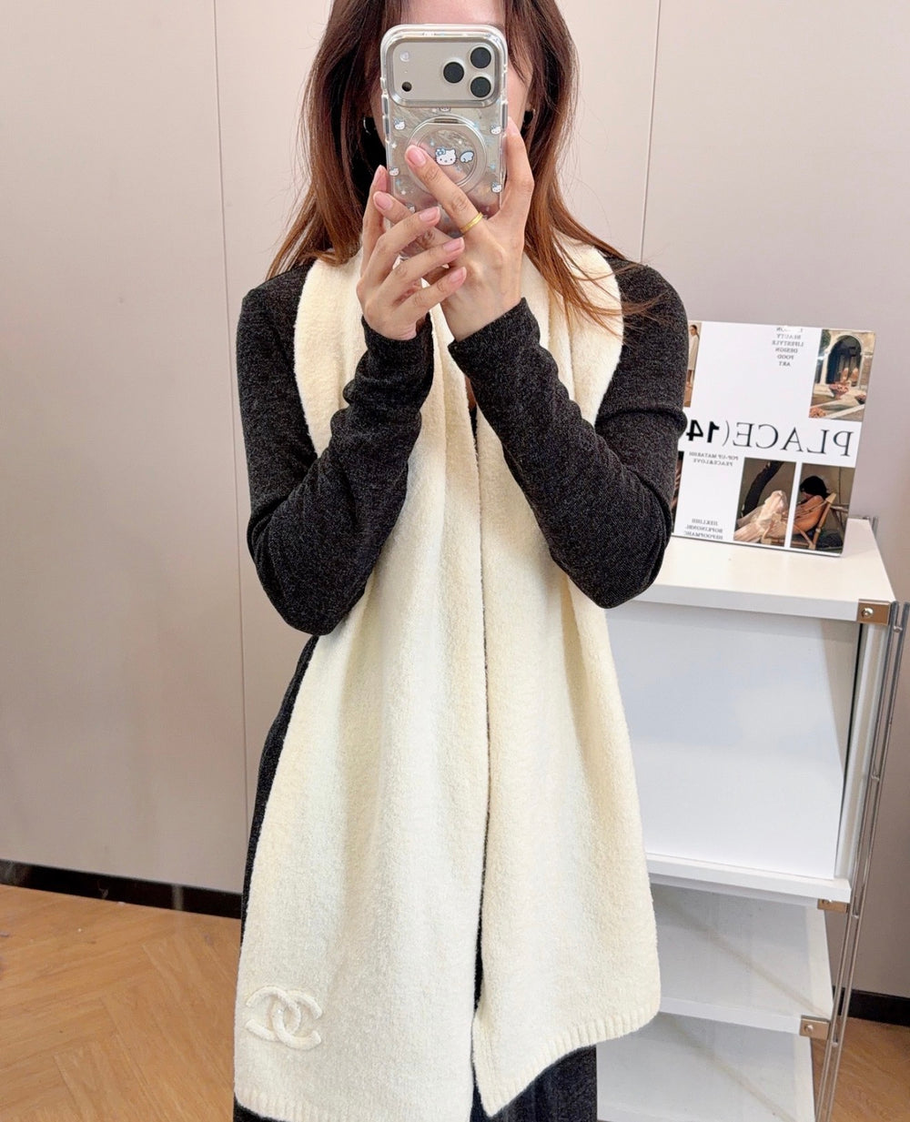 CC Schal Offwhite