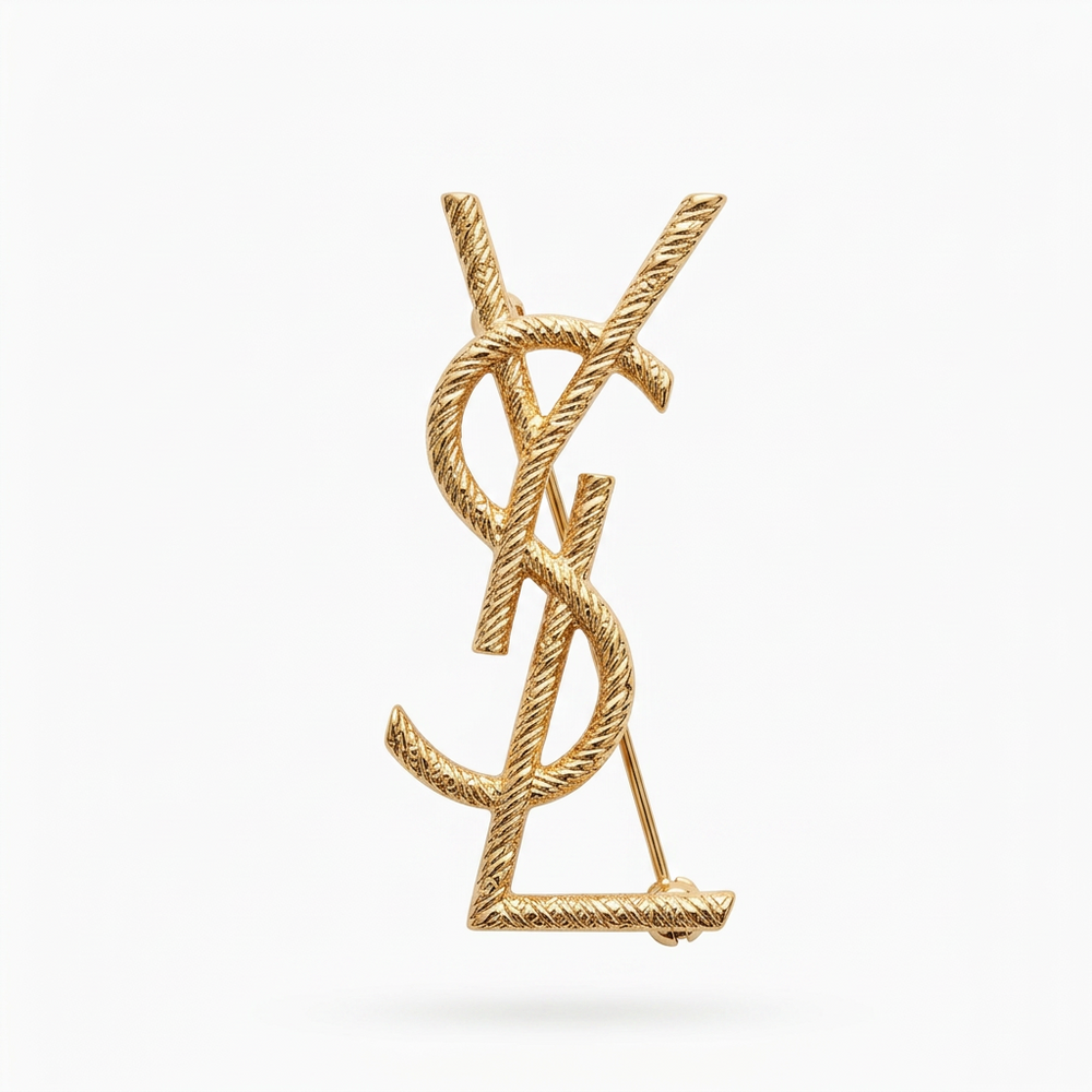YSL Brosche