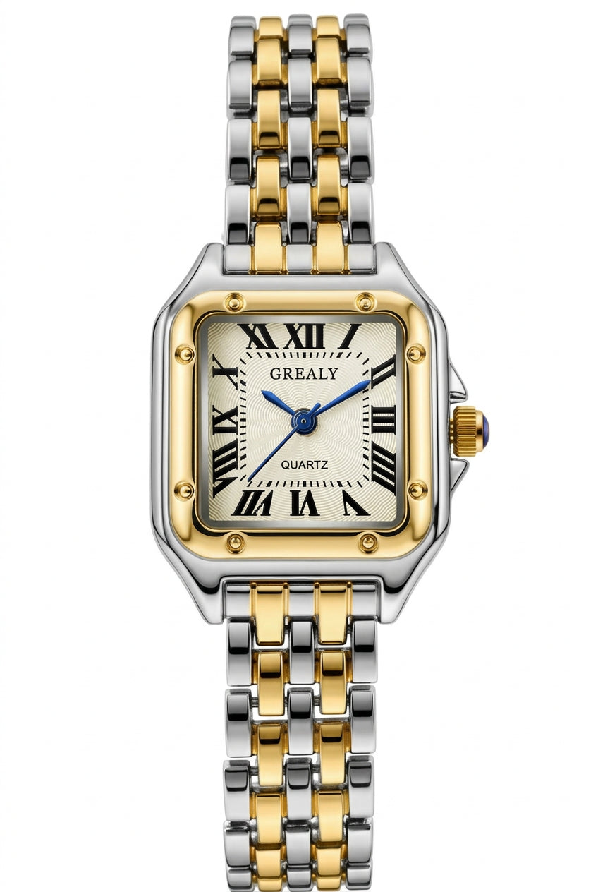 Classic Uhr Gold/Silber